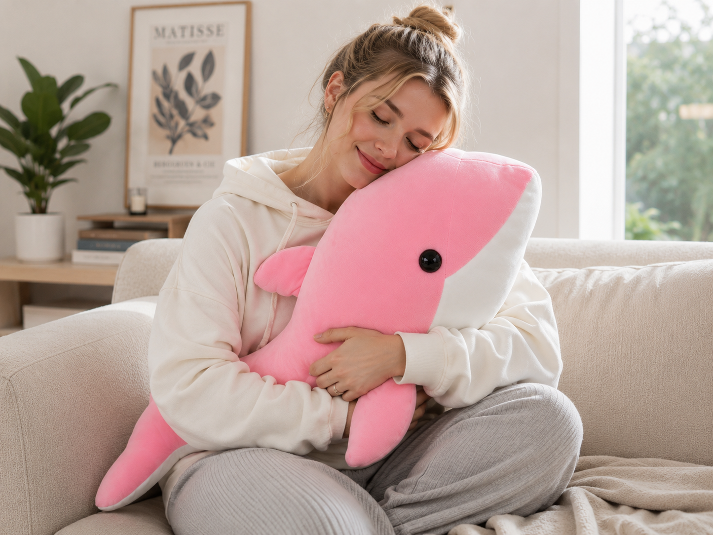 Dolphin Plush Pillow