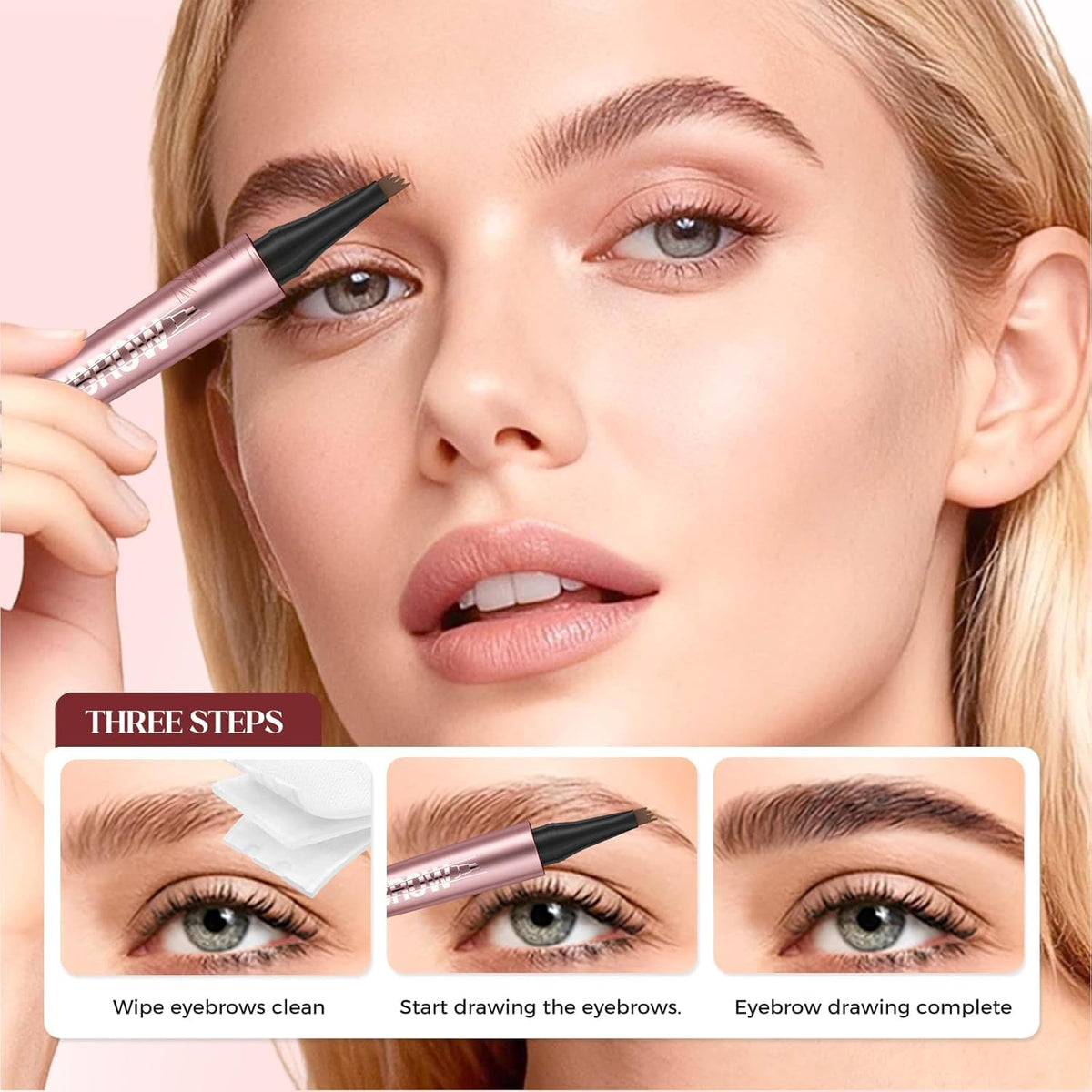 🥳  Last Day Buy 1 Get 1 Free ,Micro-Fork Eyebrow Pencil:Waterproof,Natural Hair-Like Strokes & Long-Lasting