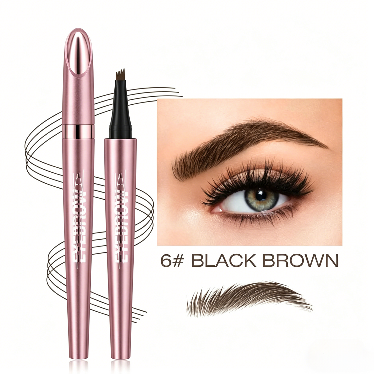 🥳  Last Day Buy 1 Get 1 Free ,Micro-Fork Eyebrow Pencil:Waterproof,Natural Hair-Like Strokes & Long-Lasting