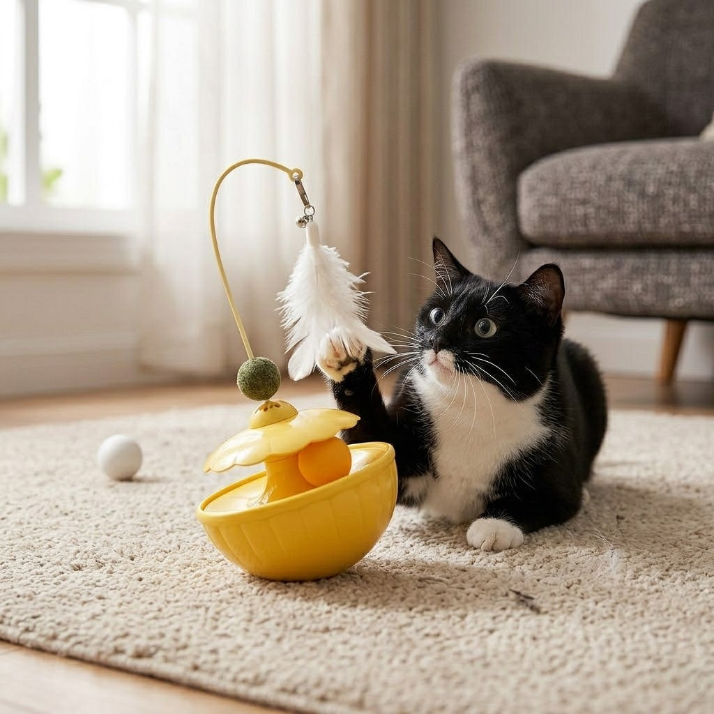 Interactive Cat Tumbler Toy