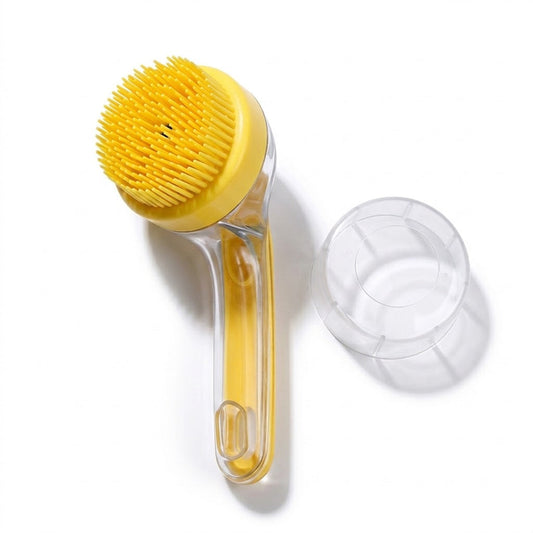 Long Handle Pet Bath and Massage Brush
