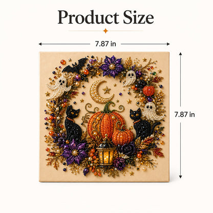 👻✨ Halloween Pearl Art DIY Kit – Turn Tiny Pearls into Spooky-Cute Magic