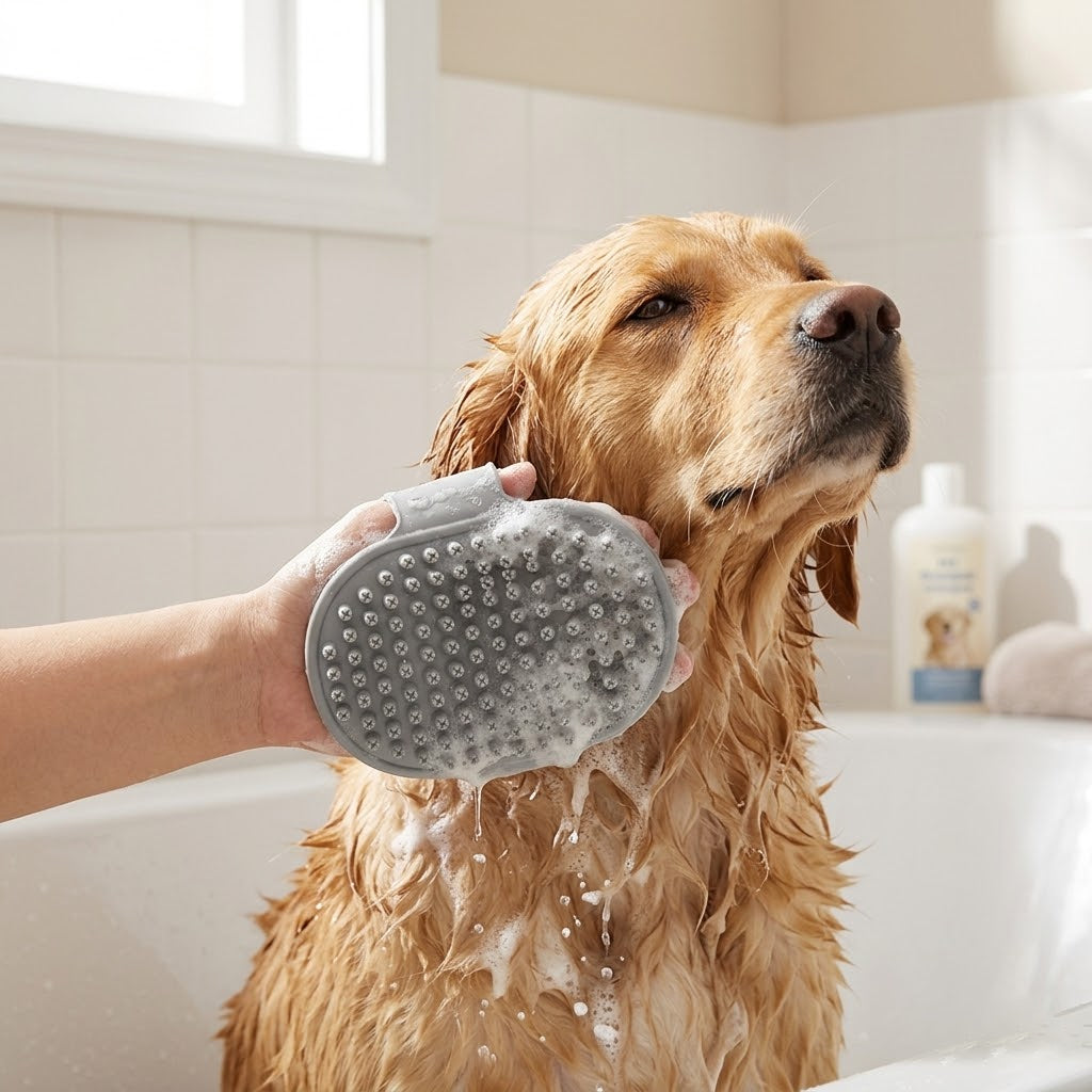 Pet Bath and Massage Brush