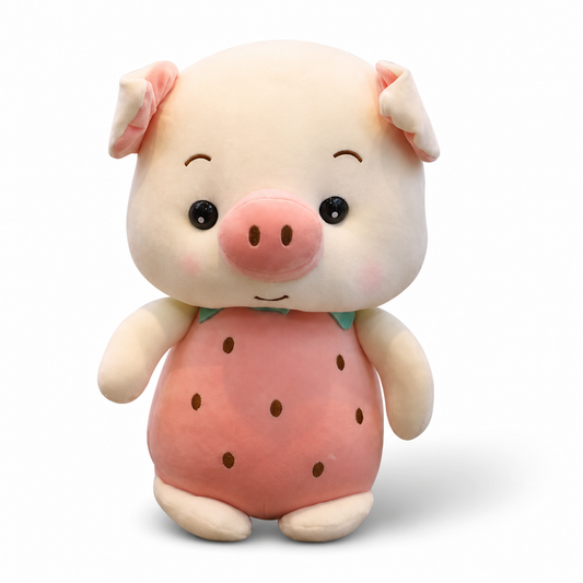 Pink Fruit Pig Plush Toy